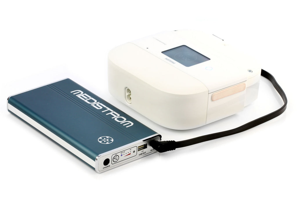 Pilot-24 Lite Battery connected to Phillips Machine.