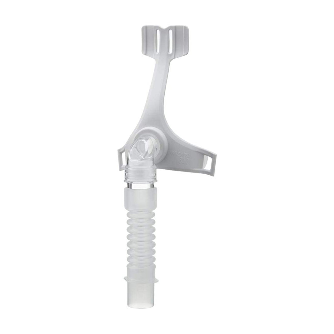 Angled view of Apex Wizard 320 frame system showing elbow connector and short tube